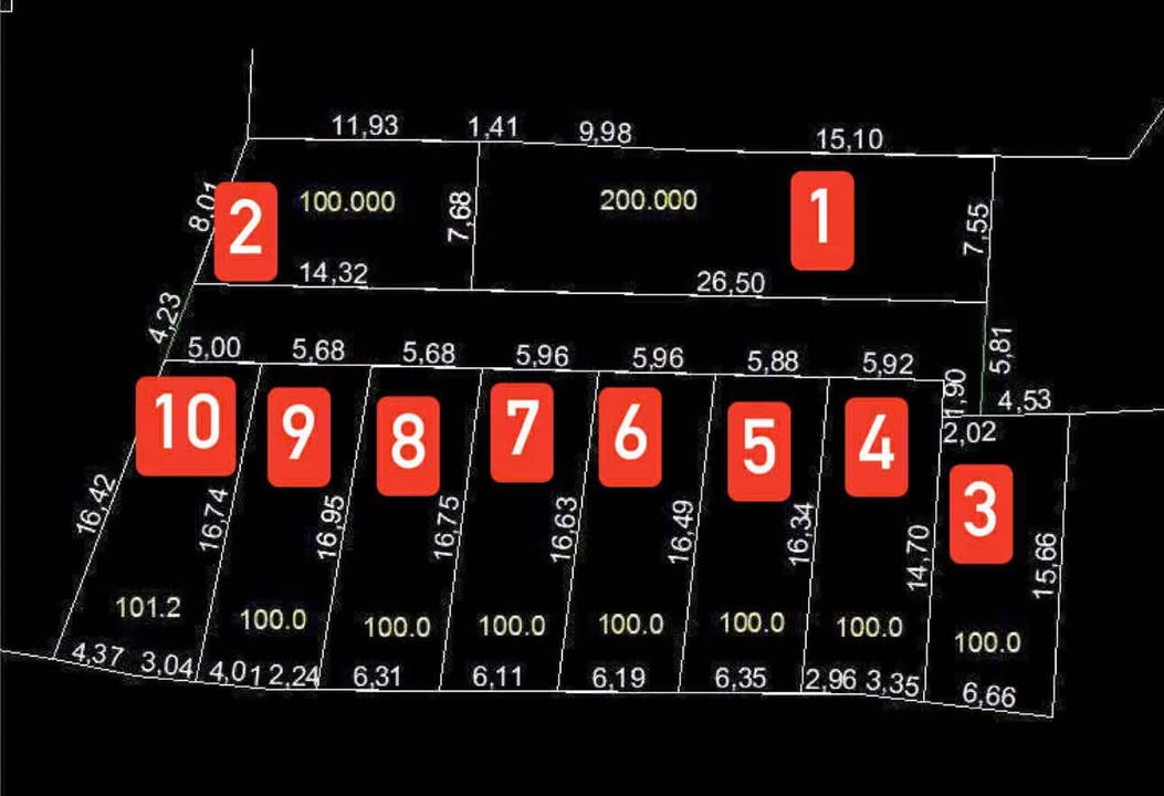 Đất nền 200m² góc 2 mặt tiền tại Tiên Phong, Ba Vì - Giá chỉ 1 tỷ VND!