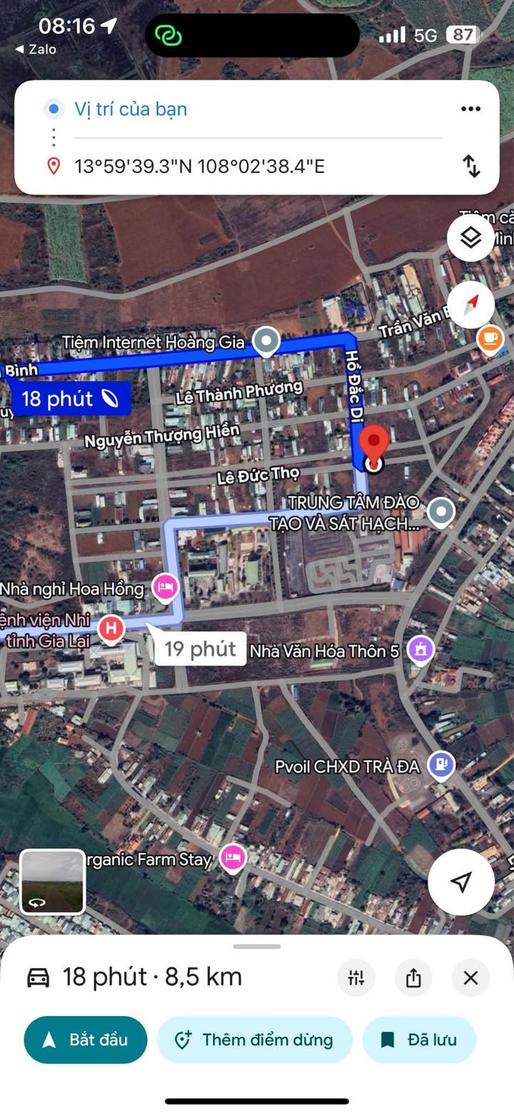 Đất mặt tiền Lê Đức Thọ, Pleiku 144m² giá 1.39 tỷ - Cơ hội đầu tư tuyệt vời!