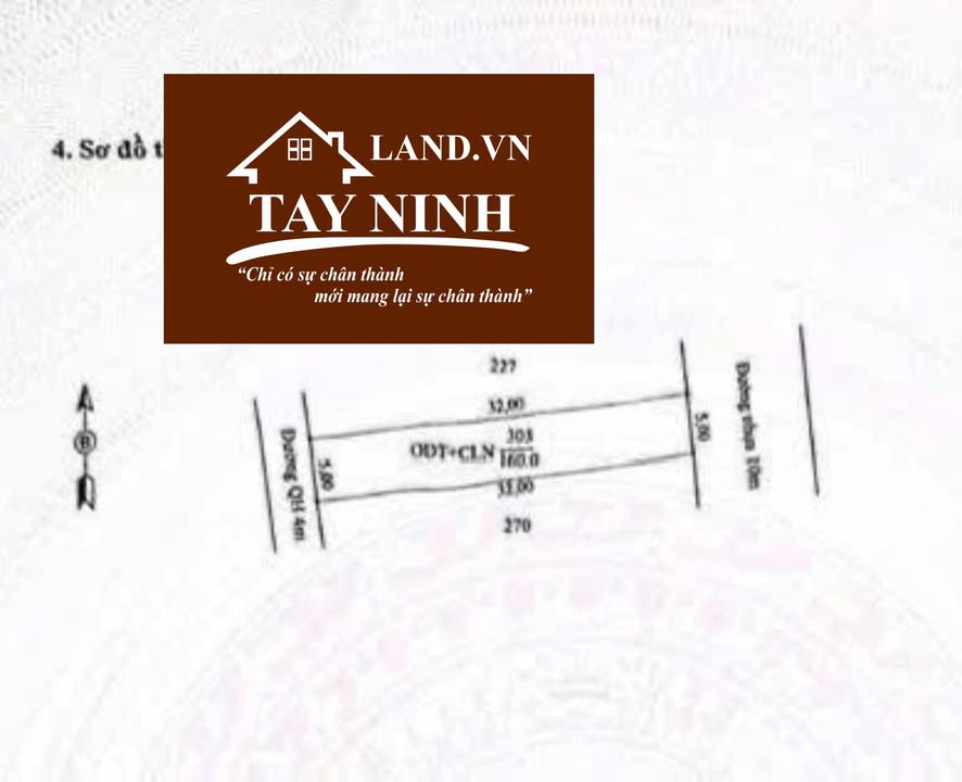 Đất thổ cư Hiệp Thạnh, Hiệp Ninh, Tây Ninh 160m² giá 230 triệu - Đầu tư sinh lời ngay!