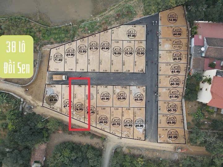 Đất HAI MẶT TIỀN tại Bình Yên - Thạch Thất 77m² giá chỉ 3 tỷ - Cơ hội đầu tư tuyệt vời!