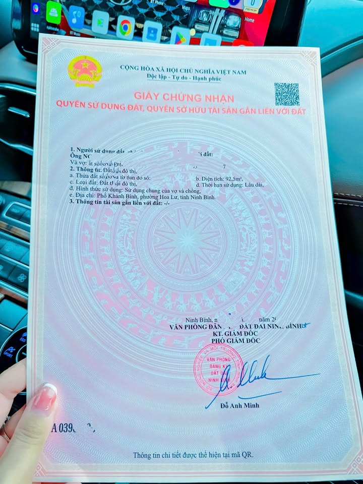 Lô Đất Đẹp Lê Thái Tổ Ninh Bình 95m² giá 6 tỷ - Vị trí kinh doanh thuận lợi!