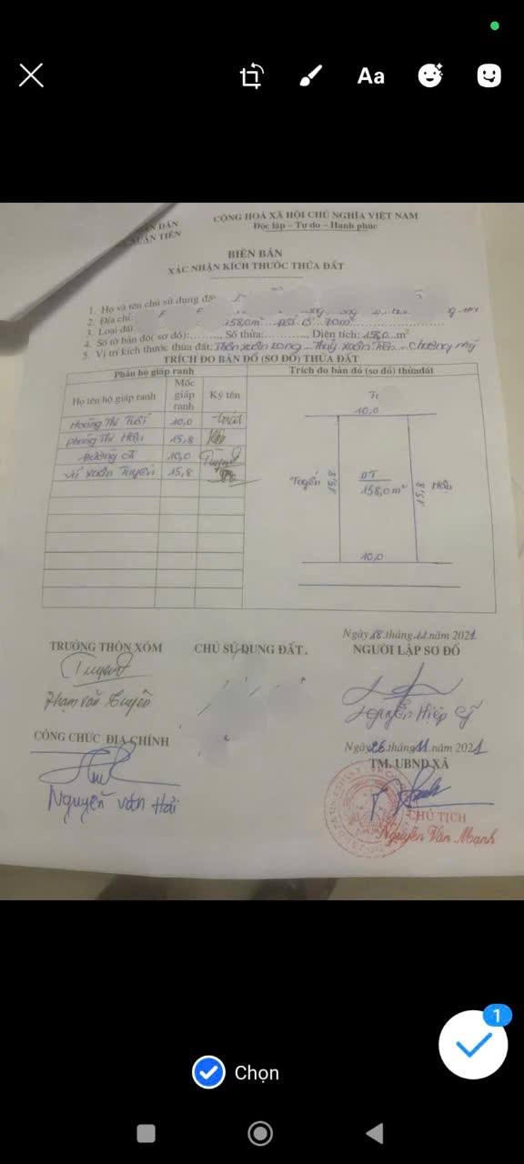 Đất nền Xuân Long Chương Mỹ 158m² giá 1.1 tỷ - Đường thông tứ phía!