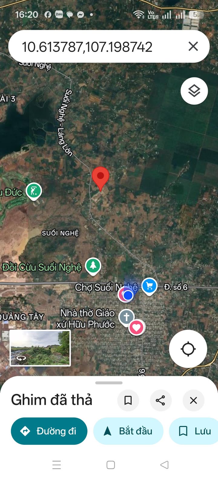 Đất nền Suối Nghệ 7100m² giá 5.68 tỷ - Đường nhựa, vị trí đẹp!