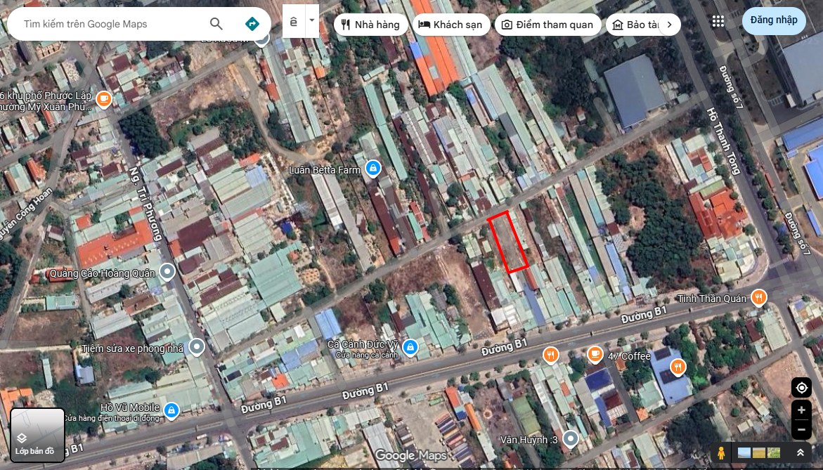 Đất xây trọ, nhà xưởng Phường Mỹ Xuân, 5640m² giá 3.7 tỷ - Cơ hội đầu tư tốt!