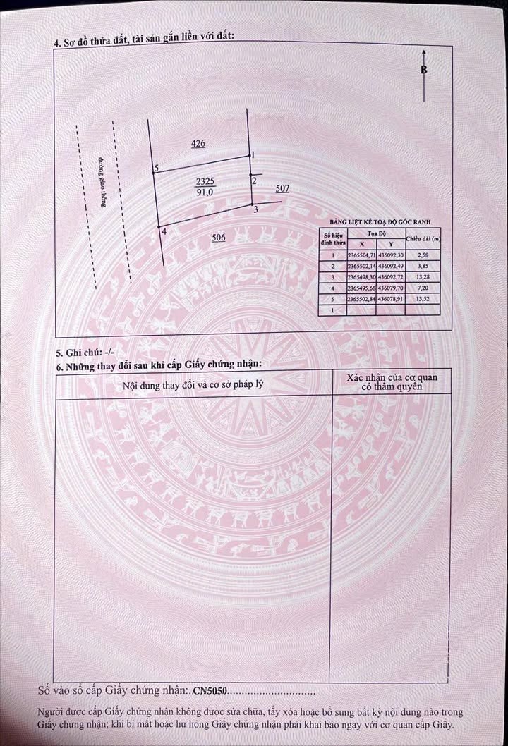 Đất thổ cư Tân Hương Phổ Yên 90m² giá chỉ 800 triệu - Đầu tư sinh lời ngay!