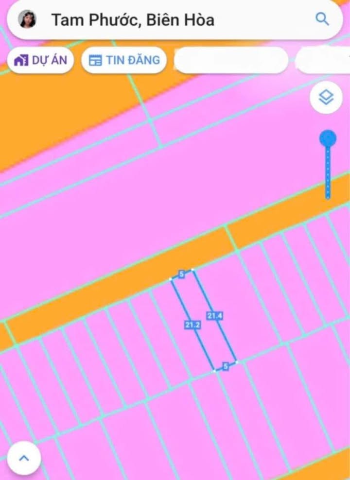 Đất nền Tam Phước Biên Hòa 105m² giá 900 triệu - Sổ hồng riêng, thổ cư