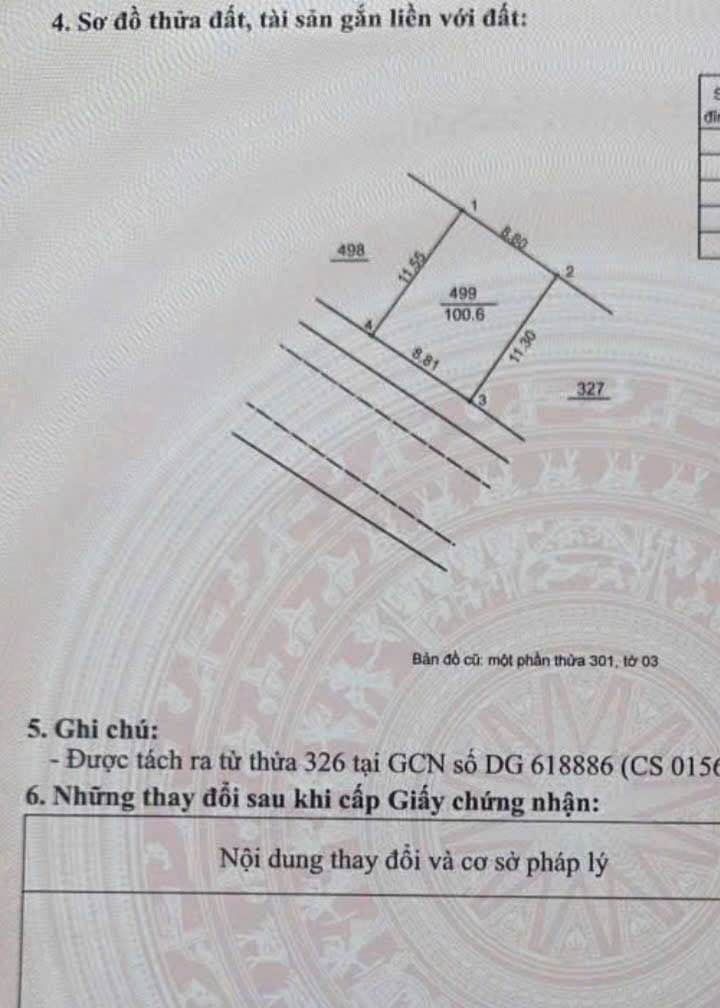 Đất dịch vụ Di Trạch - Hoài Đức, Hà Nội 100.6m² giá thỏa thuận - Vị trí đẹp gần công viên Hinode!