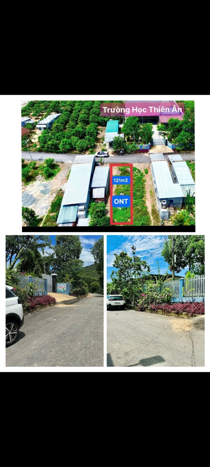 Đất thổ cư Suối Cát, Cam Lâm 121m² giá 590 triệu - Đường nhựa rộng, đối diện trường học!