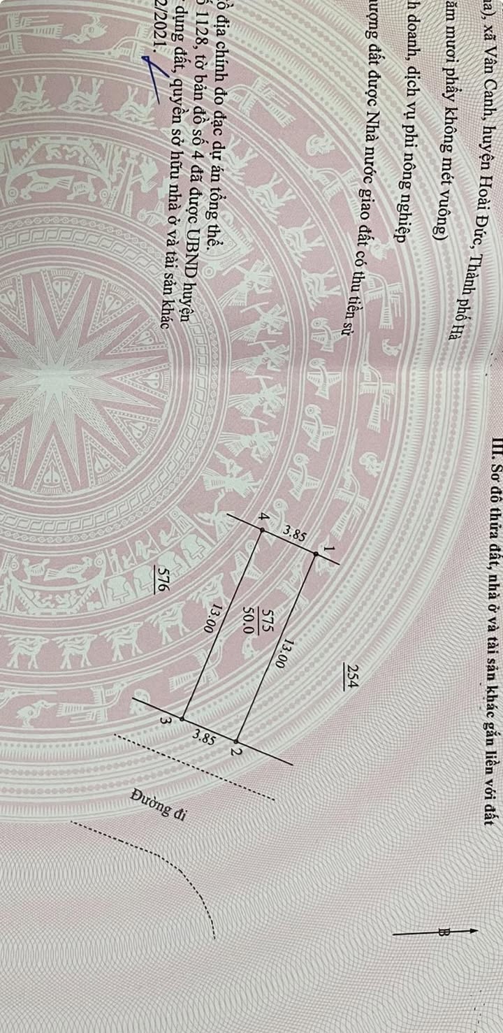 Đất dịch vụ Vân Canh 50m² giá 1.8 tỷ - Chính chủ bán gấp!