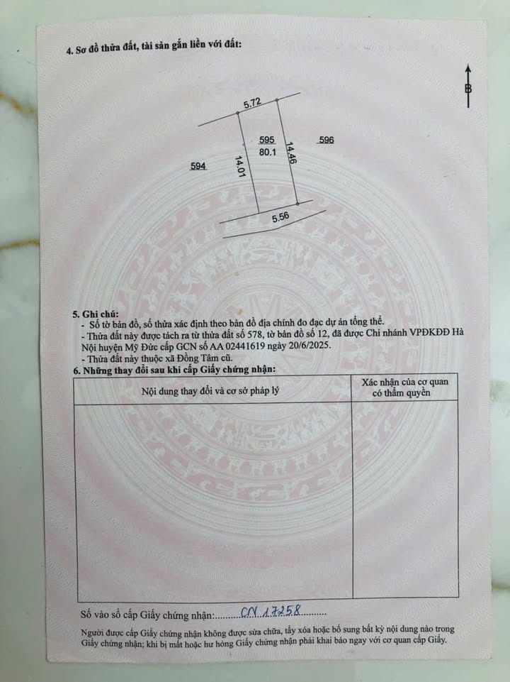 Đất nền 80m² tại Đồng Tâm, Mỹ Đức, Hà Nội - Đường thông ô tô, giá tốt thỏa thuận!