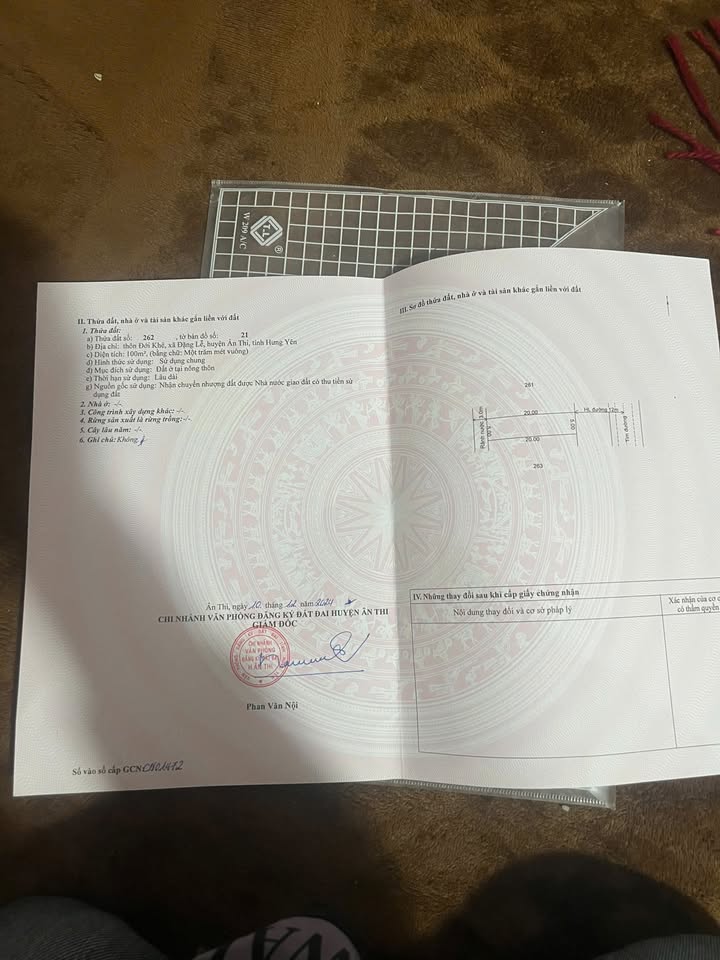 Đất nền kinh doanh Đặng Lễ, Ân Thi 100m² - Cơ hội đầu tư hấp dẫn!