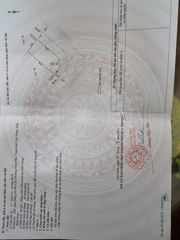 Nhà cấp 4 góc 2 mặt tiền phường Nhơn Phú 92m² giá 3.4 tỷ - Đầu tư sinh lời ngay!