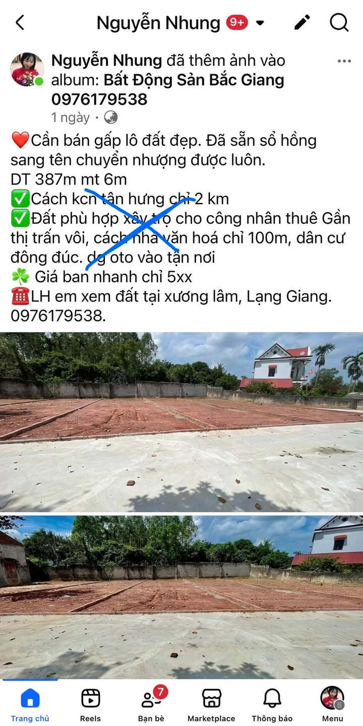 Đất nền Xương Lâm, Lạng Giang 300m² - Giá thương lượng, cơ hội đầu tư hấp dẫn!