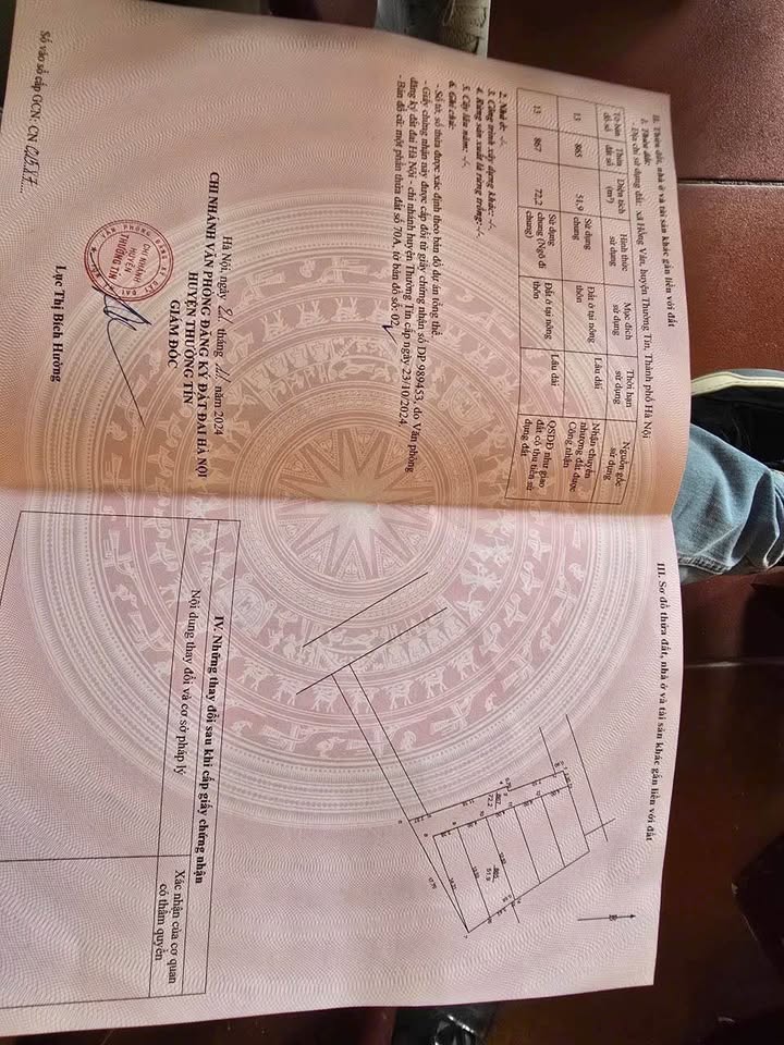 Đất nền Hồng Vân - Thường Tín 51.9m² giá 2 tỷ - Sổ đỏ chính chủ, pháp lý rõ ràng!