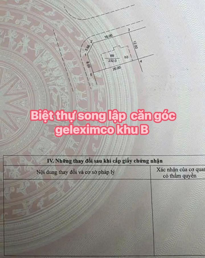 Nhà phố Geleximco Hoài Đức 232m² giá 36 tỷ - Căn góc 2 mặt tiền độc đáo!