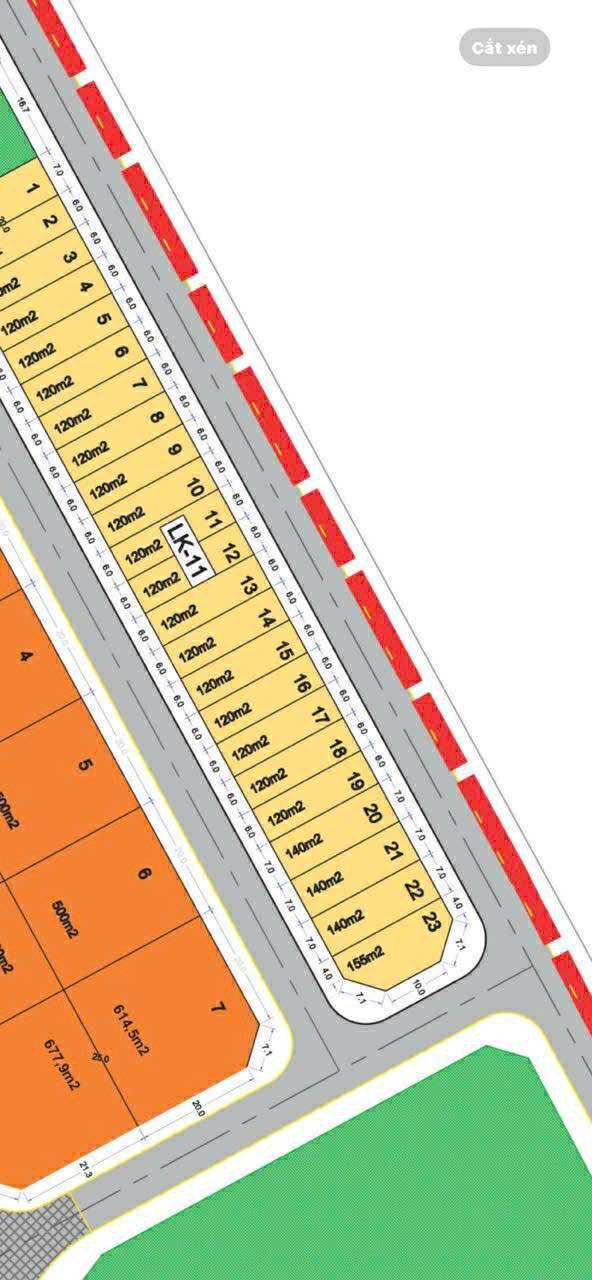 Đất nền liền kề 120m² tại Khu đô thị Xuân An Green Park, Nghi Xuân - Sổ đỏ chính chủ, giá chỉ 3 tỷ!