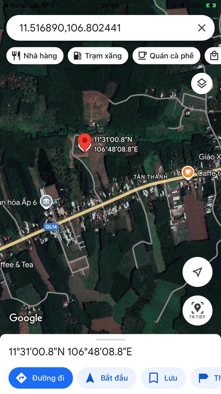 Đất nền Tân Thành, Đồng Xoài 400m² giá 1.3 tỷ - Diện tích rộng, thích hợp làm kho xưởng