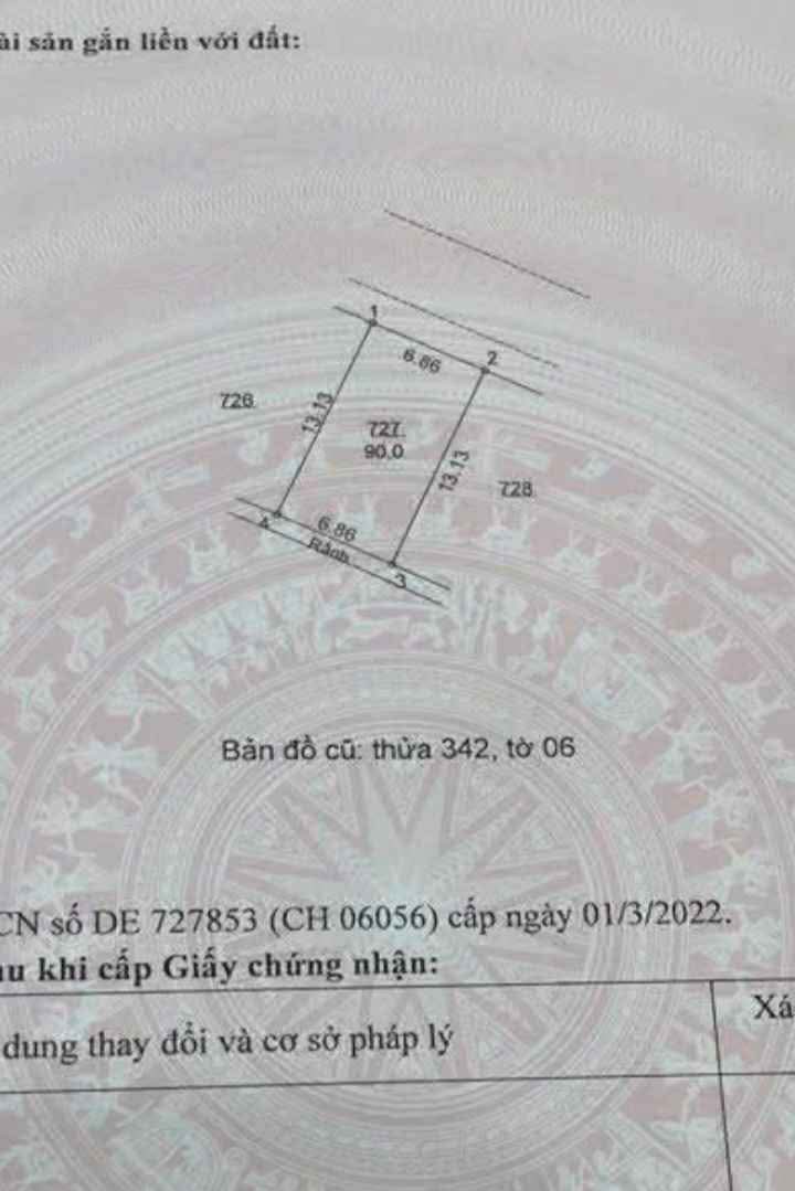 Đất dịch vụ Thăng Long 9, Lai Xá, Hoài Đức 90m² - Vị trí view hồ tuyệt đẹp!