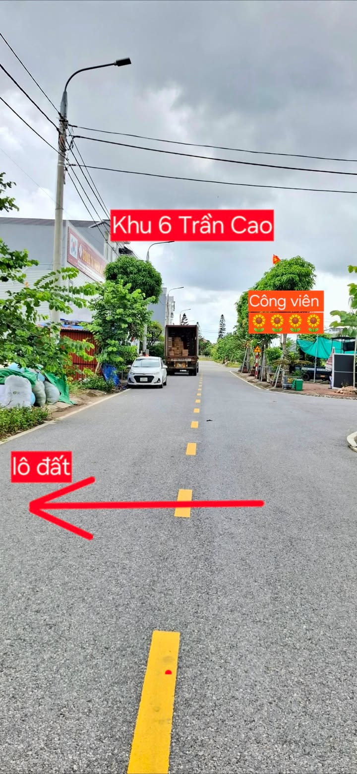 Lô đất Khu 6 Thị Trấn Trần Cao 85m² giá 2.4 tỷ - Vị trí đẹp gần ngã ba