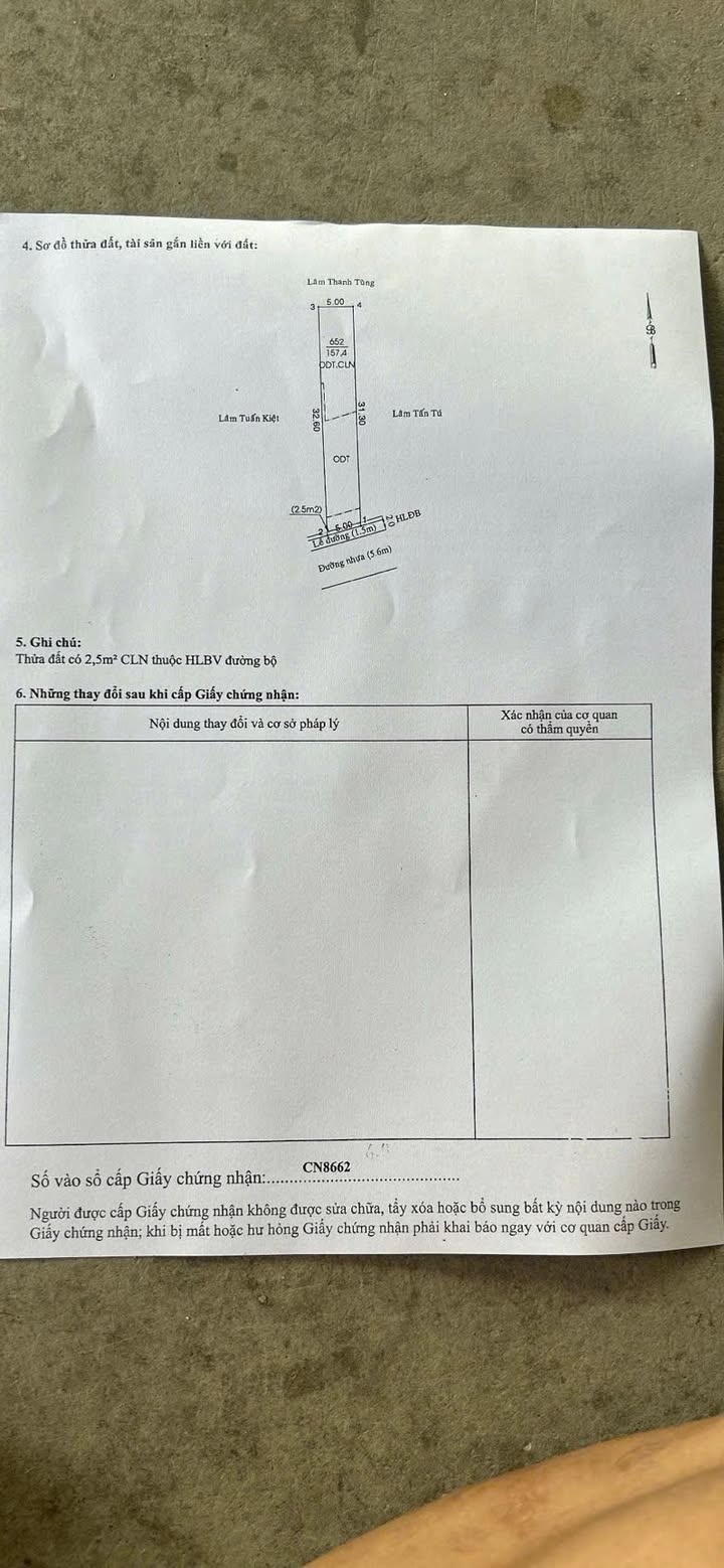 Lô đất 160m² tại KDC Phú Hòa, Thủ Dầu Một - Giá 4 tỷ, hướng Nam!