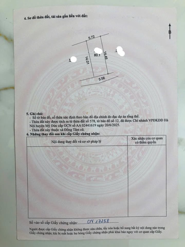 Đất thổ cư phố 12 Phúc Sơn 80,1m² giá 1 tỷ - Chính chủ bán gấp!