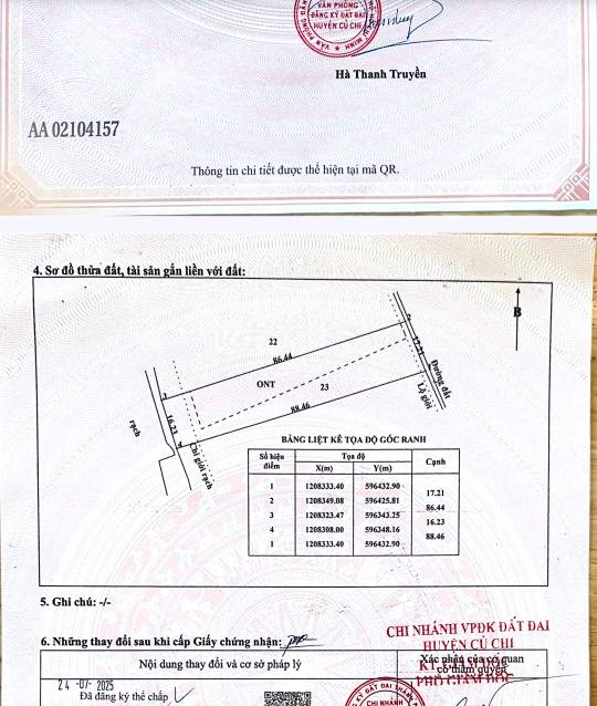 Đất nông nghiệp Bình Mỹ Củ Chi 1455m² giá 13 tỷ - Cơ hội đầu tư sinh lời!