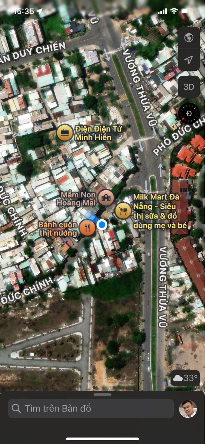 Đất 2 mặt tiền đường Phó Đức Chính, Đà Nẵng 110m² giá chỉ 1x tỷ - Sẵn sàng đầu tư!