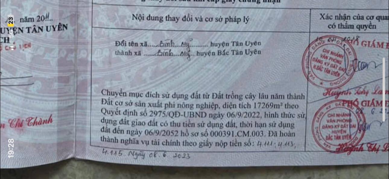 Bán đất SKC Bình Mỹ 26.400m² giá 2.8 triệu/m² - Đầu tư lý tưởng cho nhà xưởng!