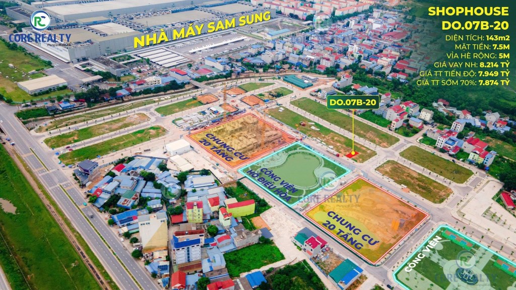 Lô đất nền Yên Bình K-Town Thái Nguyên 124m² giá 3.6 tỷ - Cơ hội đầu tư hiếm có!