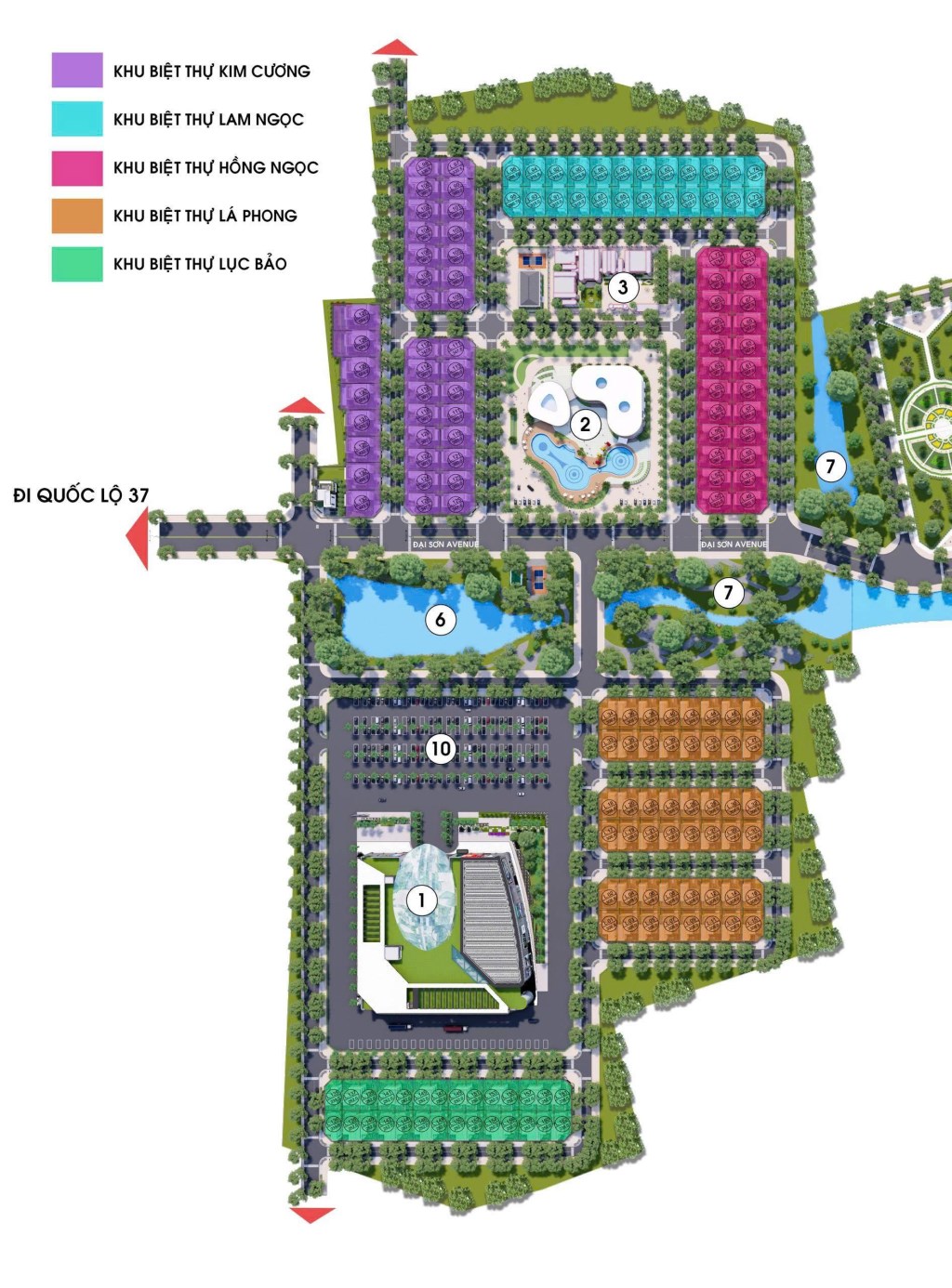 Biệt thự nghỉ dưỡng Đại Sơn Mountain Side 239m² giá 5 tỷ - Không gian sống xanh đẳng cấp!