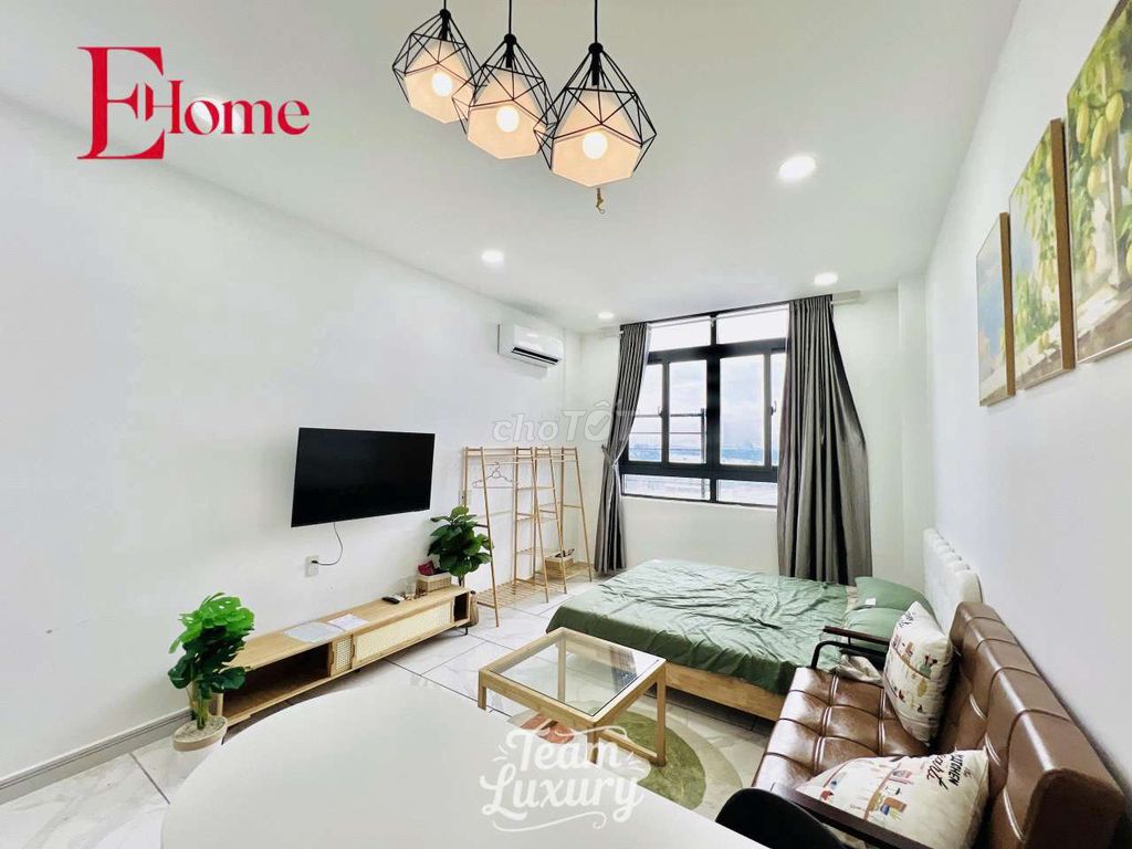 Căn hộ studio cho thuê tại Bình Quới, Bình Thạnh 32m² giá 8.2 triệu - Nội thất cao cấp, view thoáng!