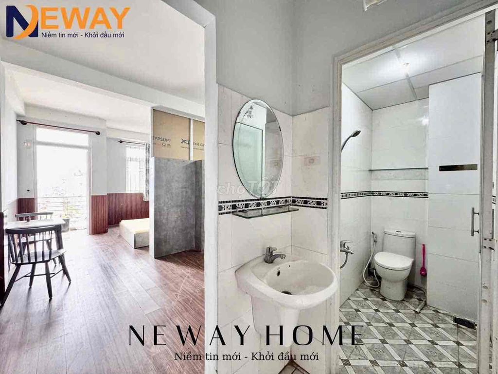 Căn hộ 1 phòng ngủ tách bếp 35m² giá 4.4 triệu - Full nội thất ngay Ngã Tư Bốn Xã