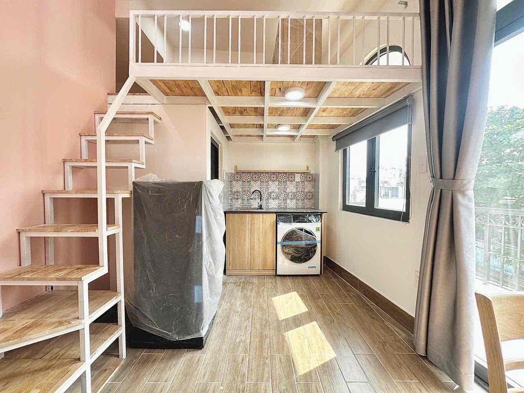 Căn hộ Duplex Bùi Đình Tuý 28m² giá 6.5 triệu - Full nội thất siêu xinh!