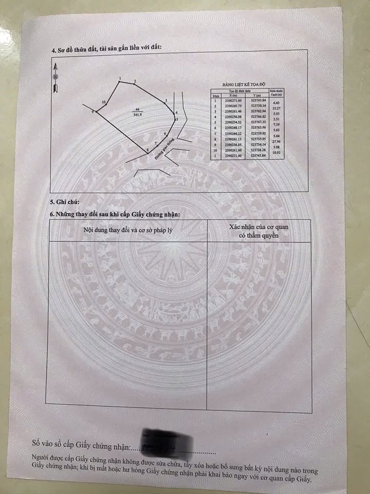 Đất thổ cư Tứ Hiệp Hạ Hoà 541.9m² giá 1.55 tỷ - 3 mặt tiền đắc địa!