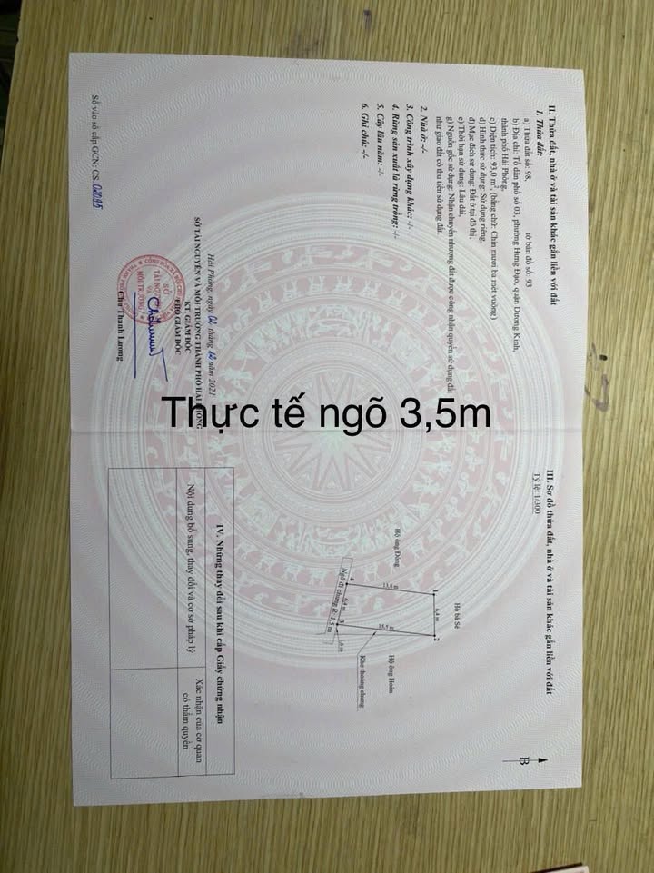 Đất nền Hưng Đạo - Dương Kinh - Hải Phòng 93m² giá 1.9 tỷ - Đầu tư sinh lời hấp dẫn!