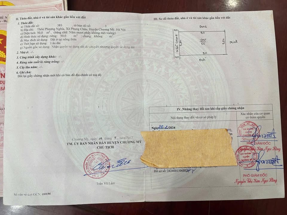 Đất nền Phượng Nghĩa 50m² giá 2 tỷ - Cơ hội đầu tư sinh lời!