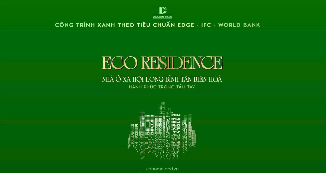 Căn hộ nhà ở xã hội Long Bình Tân Eco Residence 14.000m² - Giá tốt, cơ hội đầu tư sinh lời!