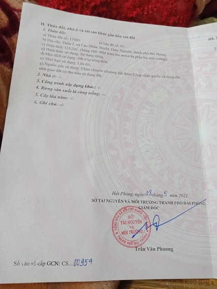 Đất nền Lê Ích Mộc, Thủy Nguyên 123m² giá chỉ 1 tỷ - Cơ hội đầu tư hấp dẫn!