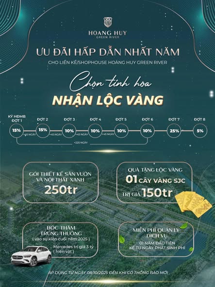 Shophouse Hoàng Huy Green River 90m² giá 7.128 tỷ - Không gian sống xanh lý tưởng!