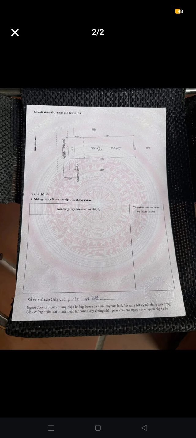 Đất nền Tân Đông Hiệp Dĩ An 124m² giá 3.5 tỷ - Ngang 6.35m, vị trí đẹp!