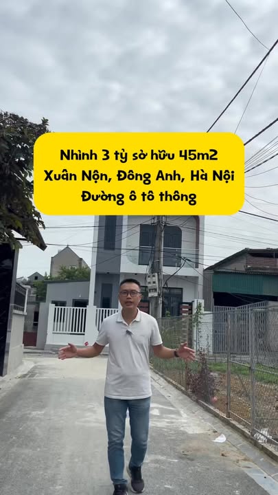 Nhà riêng Xuân Nộn, Đông Anh 45m² giá chỉ 3 tỷ - Mặt tiền 5m đường thông ô tô