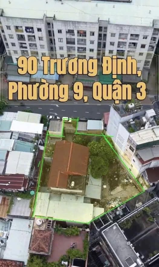 Đất vàng mặt tiền Trương Định, Quận 3 - 612m² chỉ 275 tỷ - Cơ hội đầu tư hiếm có!