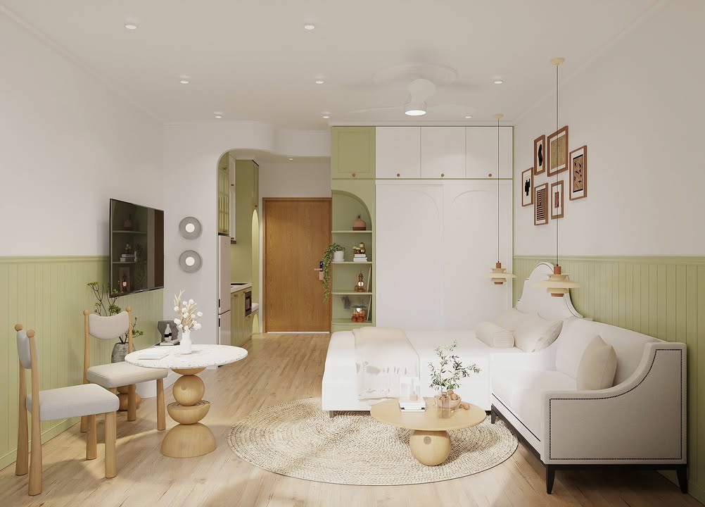 Căn hộ studio Sky Forest Xuân Quan 31m² - Thiết kế hiện đại, view biệt thự tuyệt đẹp!