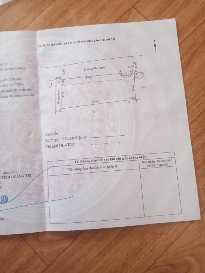 Lô đất mặt tiền đường nhựa liên xã Hải Thái, 480m² giá 500 triệu - Cơ hội đầu tư tuyệt vời!