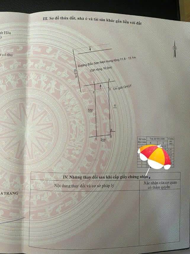 Đất Mặt Tiền Đường Bắc Sơn, Vĩnh Hải, Nha Trang 104m² giá 11.5 tỷ - Cơ hội đầu tư sinh lời!