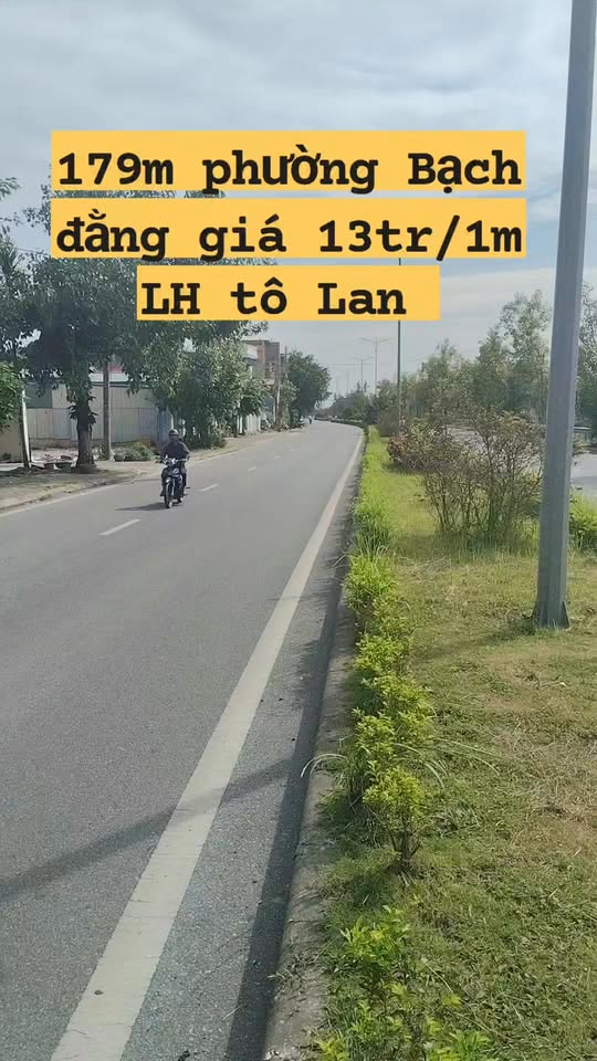 Đất mặt tiền Phường Bạch Đằng, Thủy Nguyên, Hải Phòng 180m² giá 2.43 tỷ - Đầu tư sinh lời ngay!