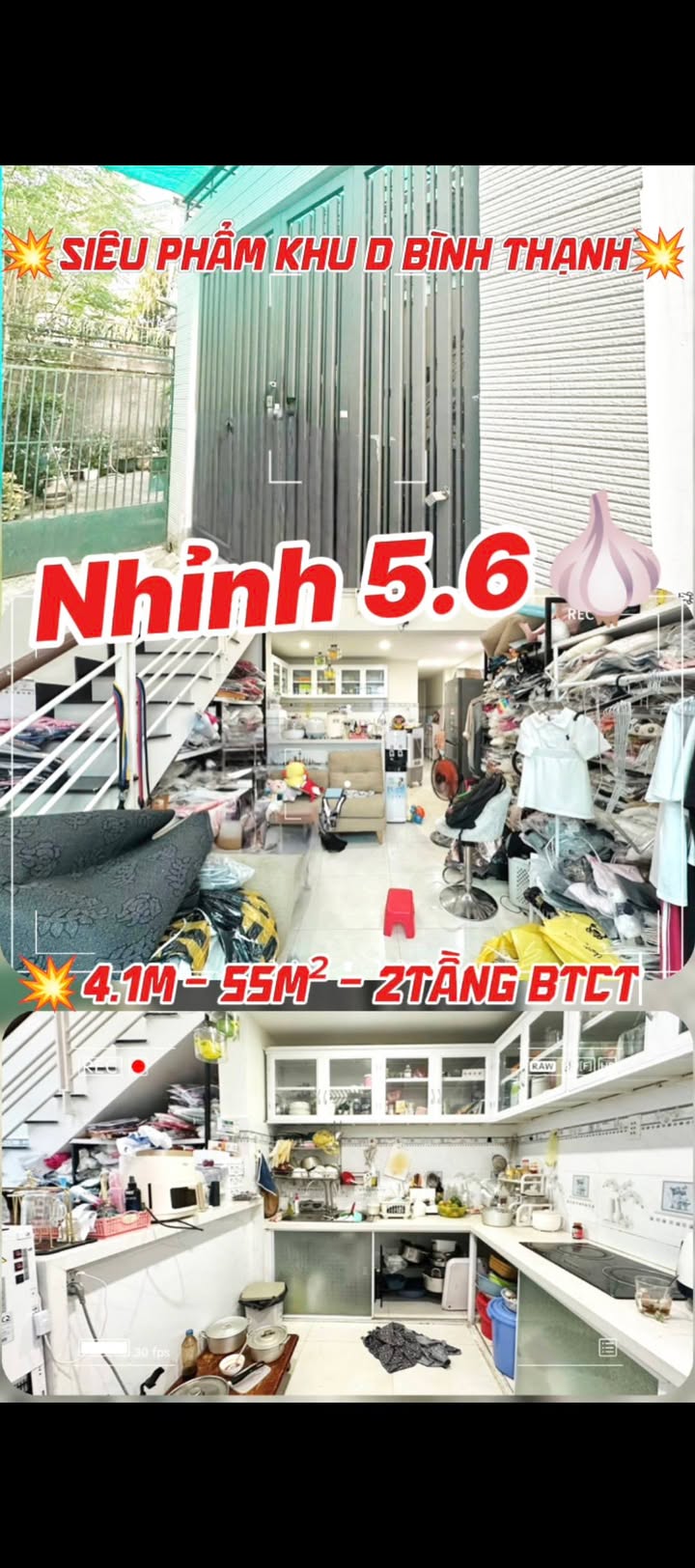Nhà phố 2 tầng đường D, Bình Thạnh 55m² giá 5.6 tỷ - Nở hậu tài lộc!