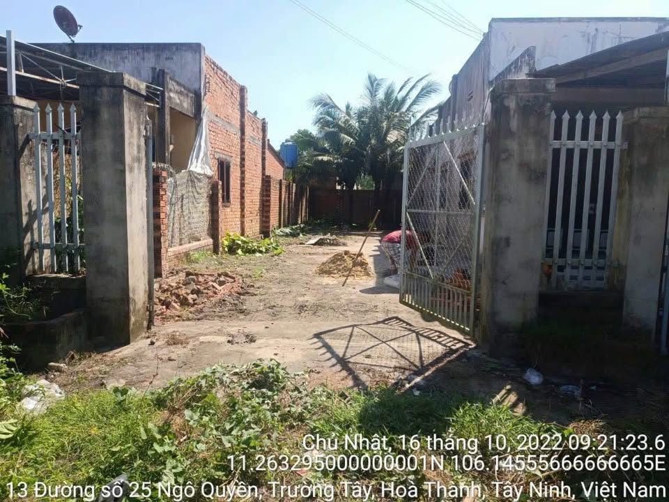 Đất nền Trường Tây Hòa Thành 168m² - Mặt tiền 10m, giá thỏa thuận hấp dẫn!