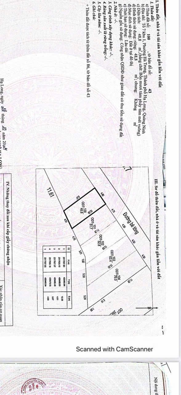 Nhà 3 tầng Hạ Long 48.8m² giá 2.5 tỷ - Đường ô tô vào tận cửa!