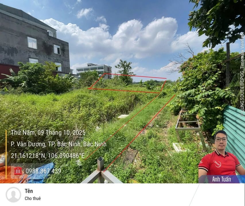 Đất nền khu Hải Vân, Phường Vân Dương, Bắc Ninh 97m² giá 1.9 tỷ - Tiềm năng tăng giá cao!